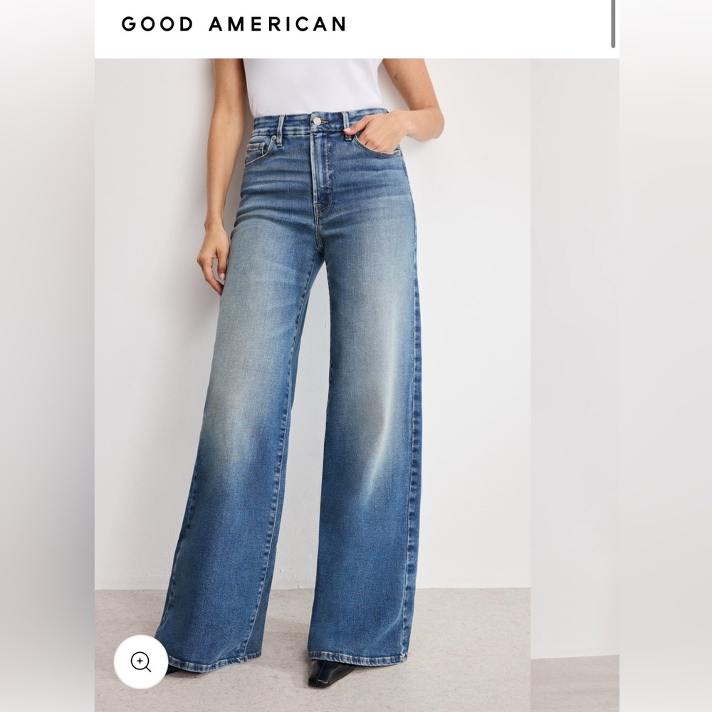 Good American palazzo jeans size 26 worn once